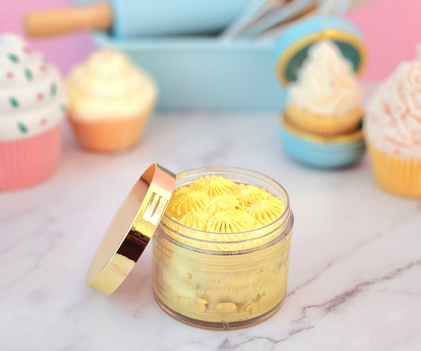 Pineapple Upside Down Cake Body Glaze