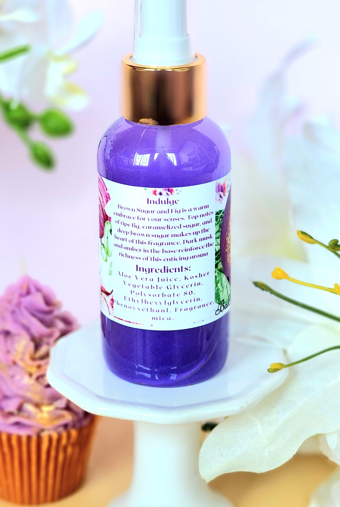 Brown Sugar & Fig Cake Sparkling Body Spray