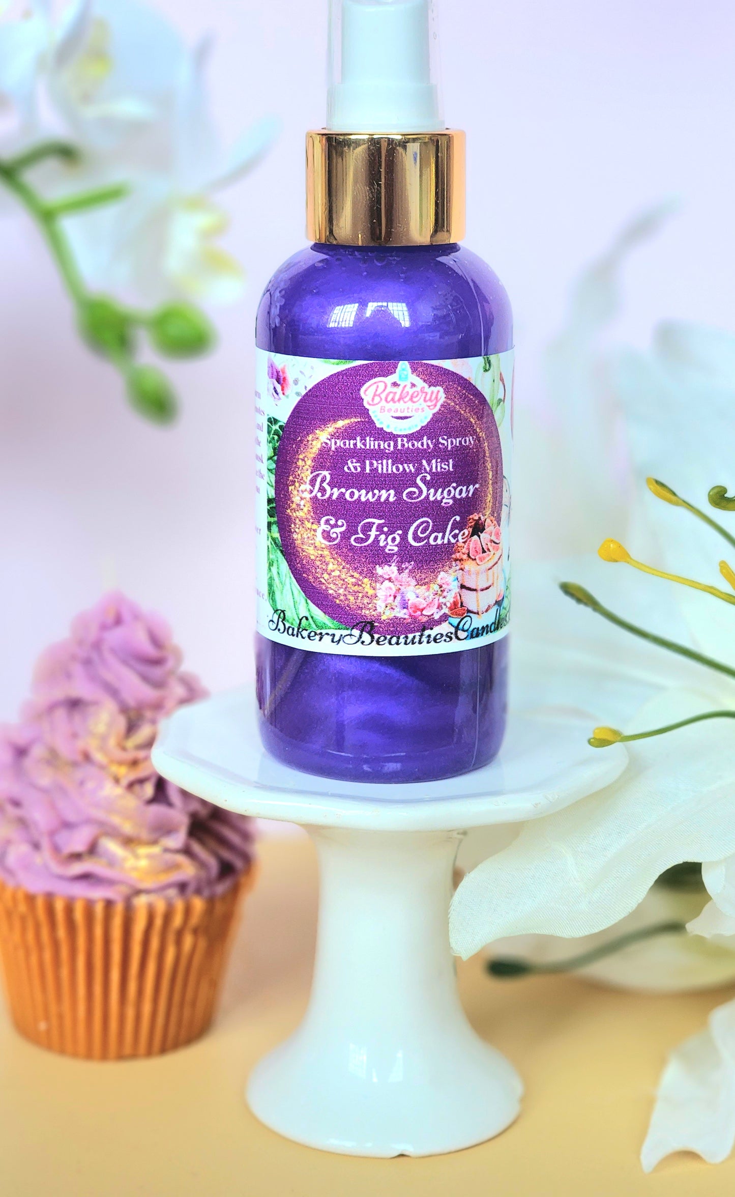 Brown Sugar & Fig Cake Sparkling Body Spray