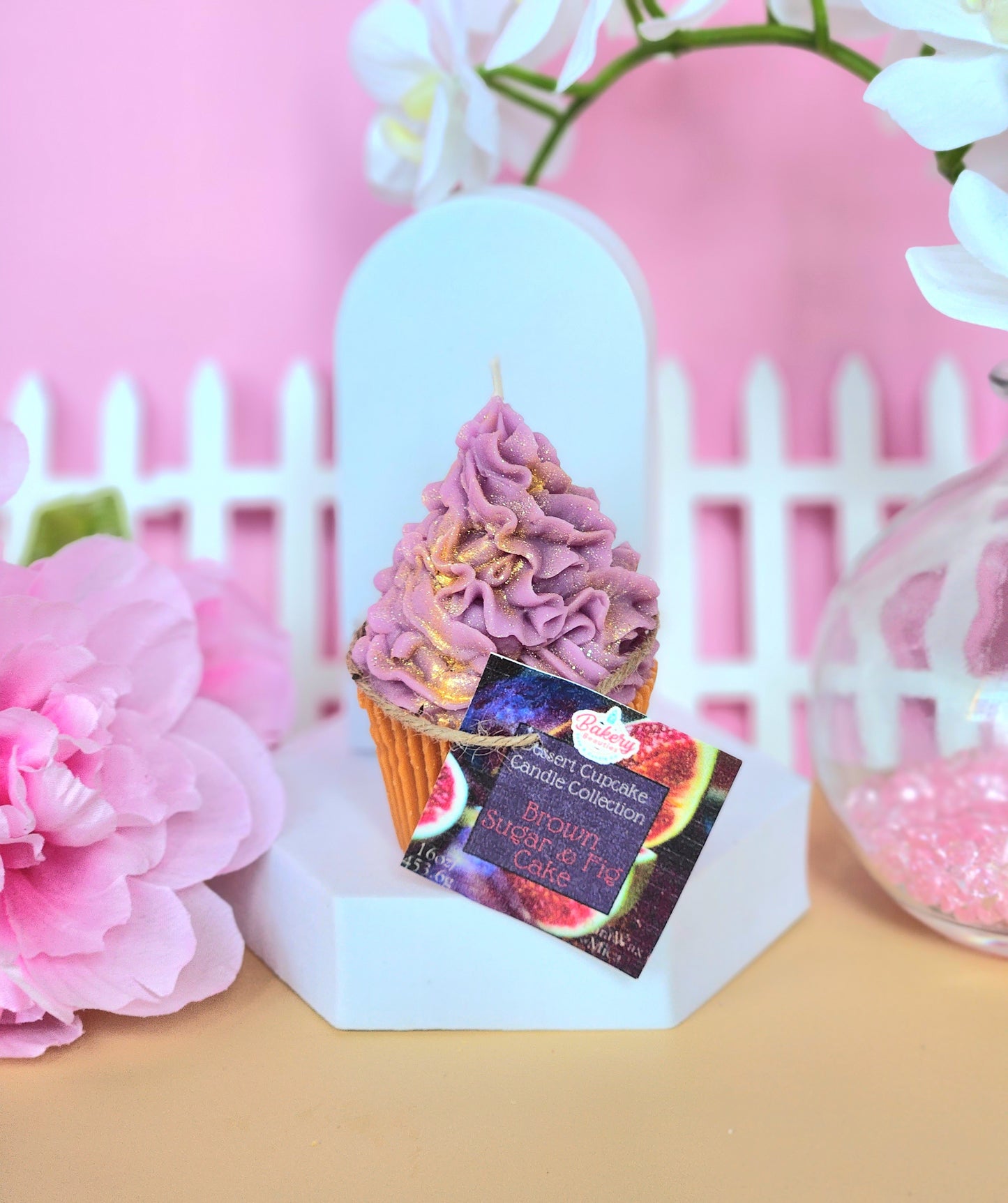 Brown Sugar & Fig Cupcake Candle