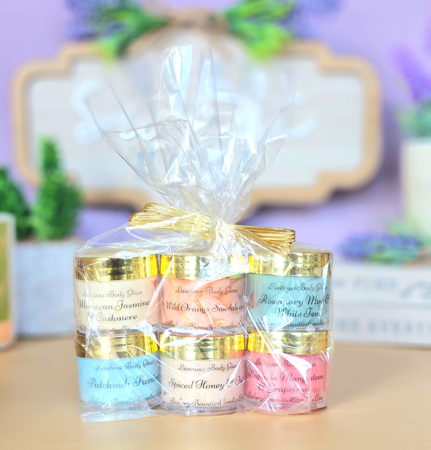 6pc Aromatherapy Mini Body Glaze Gift Set