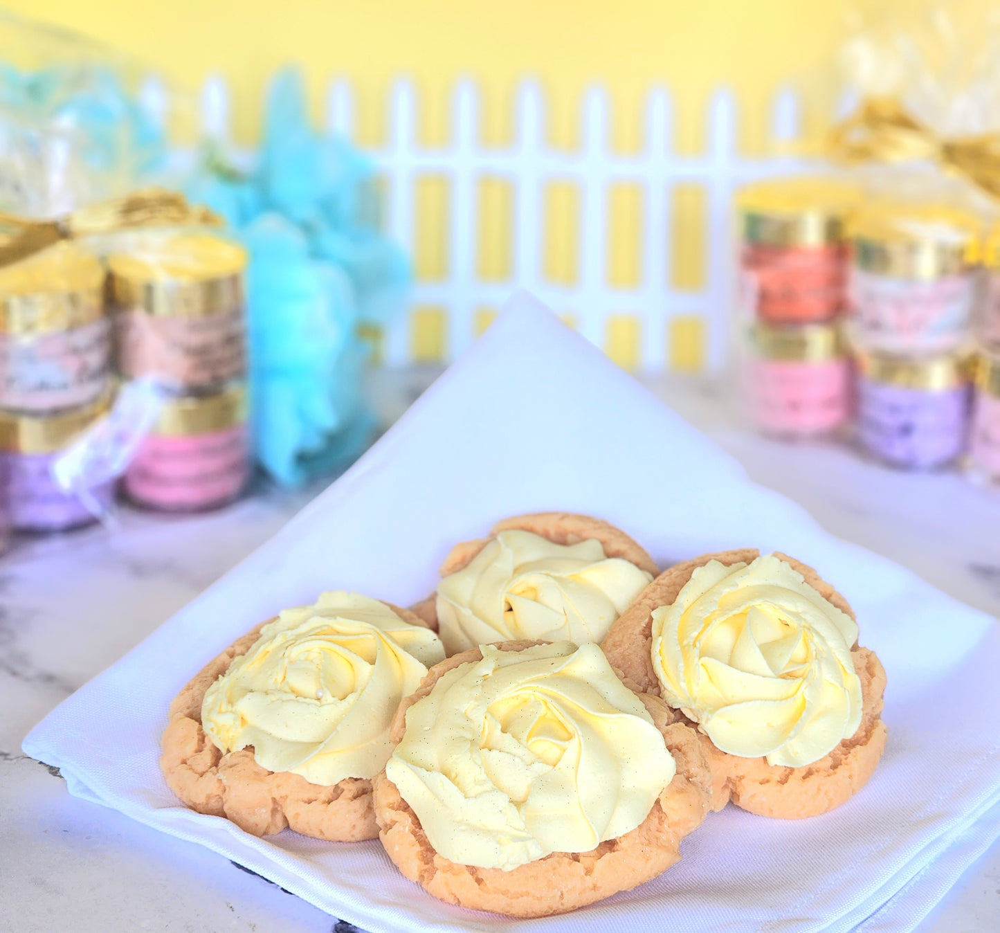 4pc Lemon Creme Cookie Wax Melts