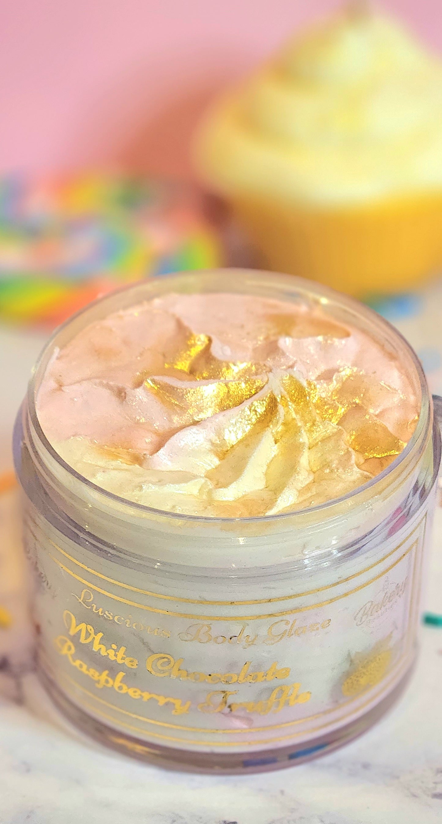 White Chocolate Raspberry Truffle Body Glaze