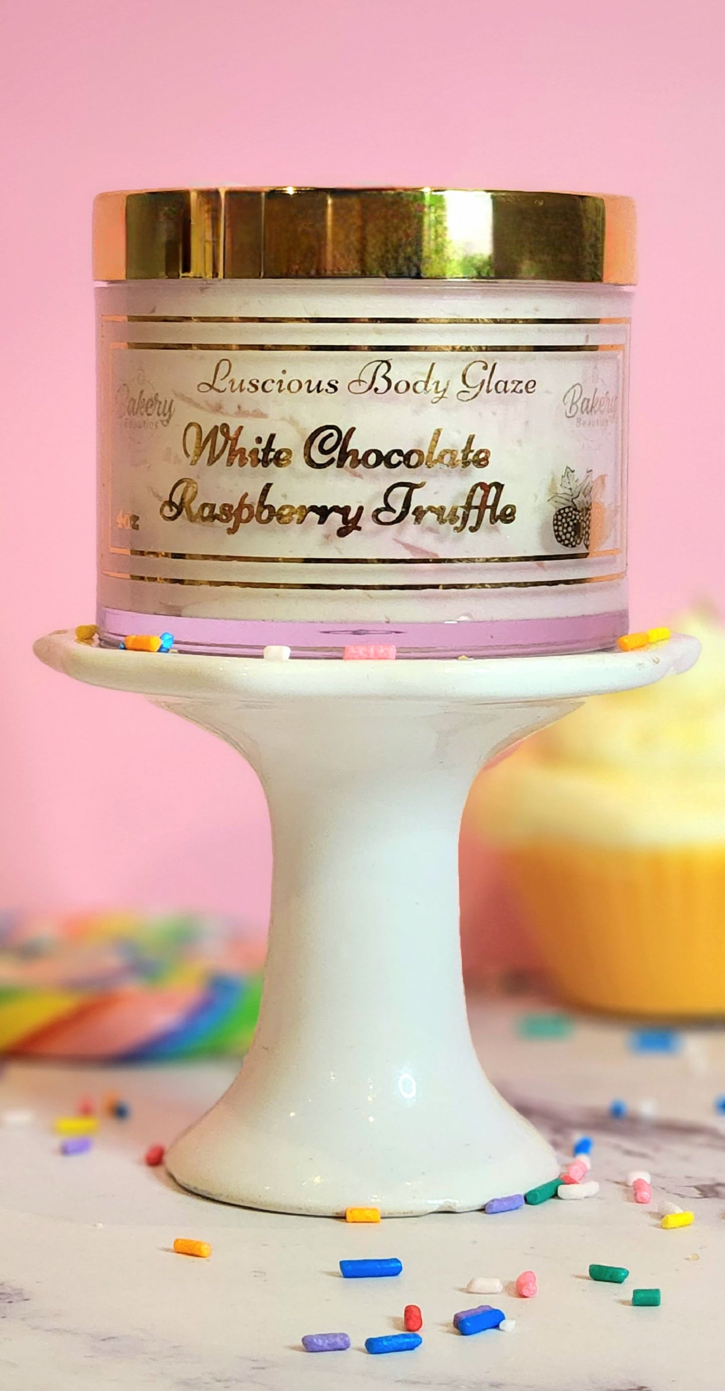 White Chocolate Raspberry Truffle Body Glaze