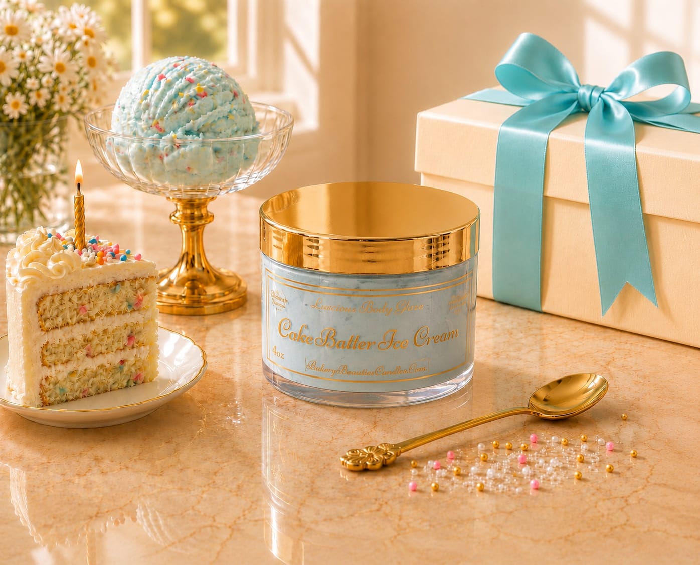 Cake Batter Ice Cream Luscious Body Glaze
