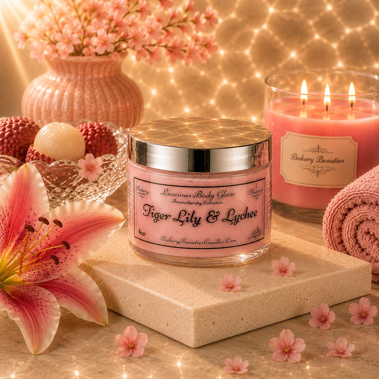 Tiger Lily & Lychee Body Glaze