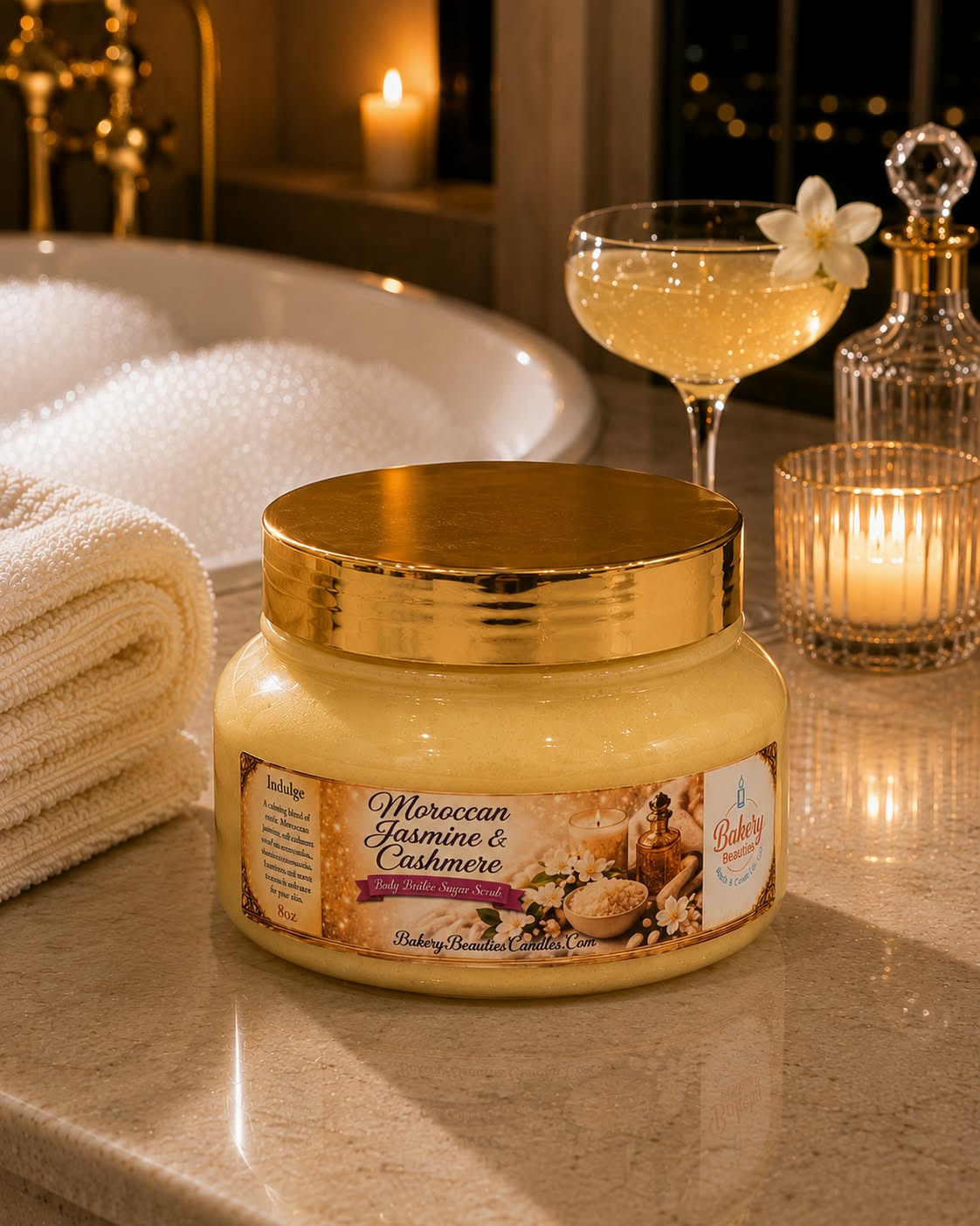 Moroccan Jasmine Cashmere Body Brûlée Sugar Scrub