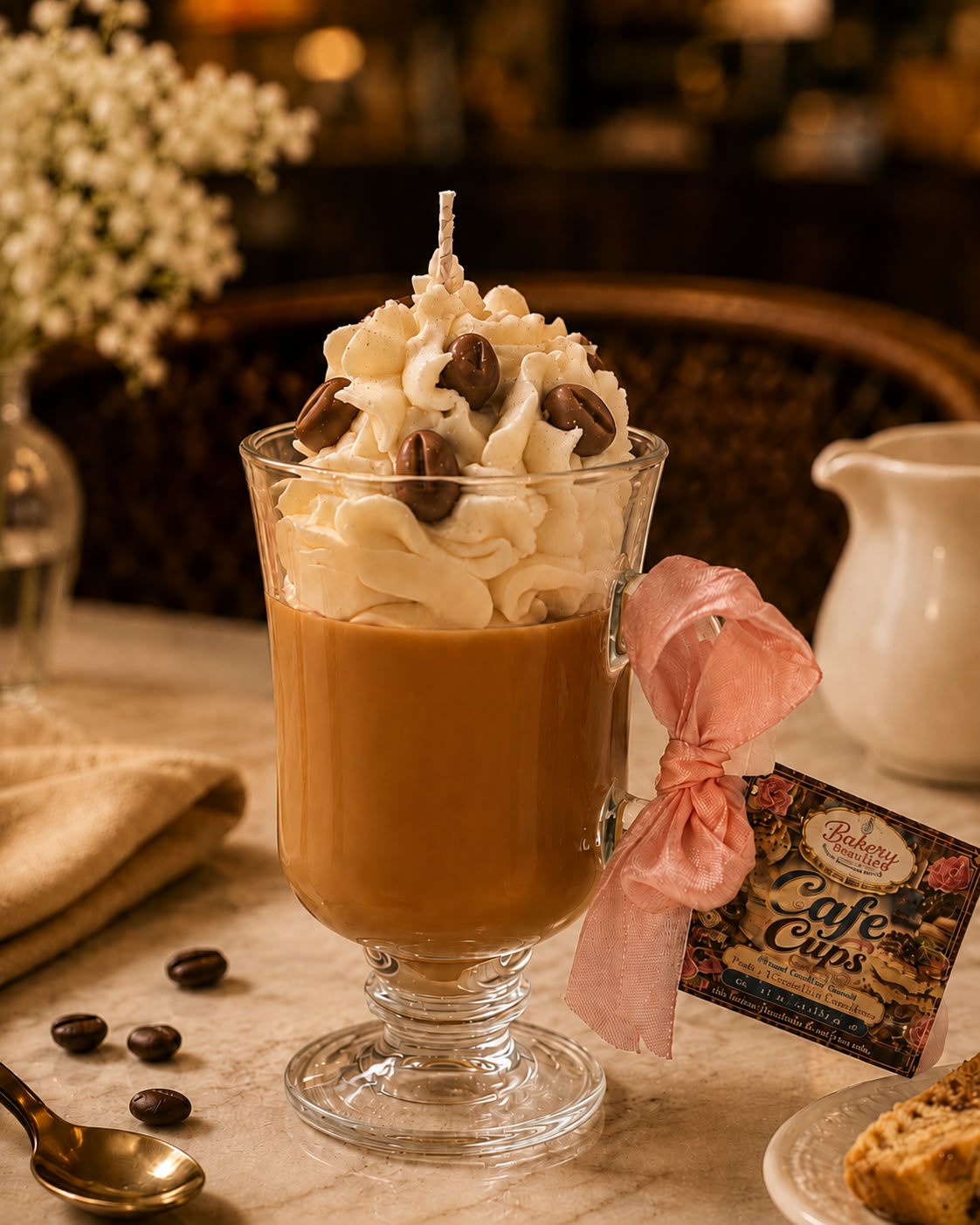 Cafe Cup Candle