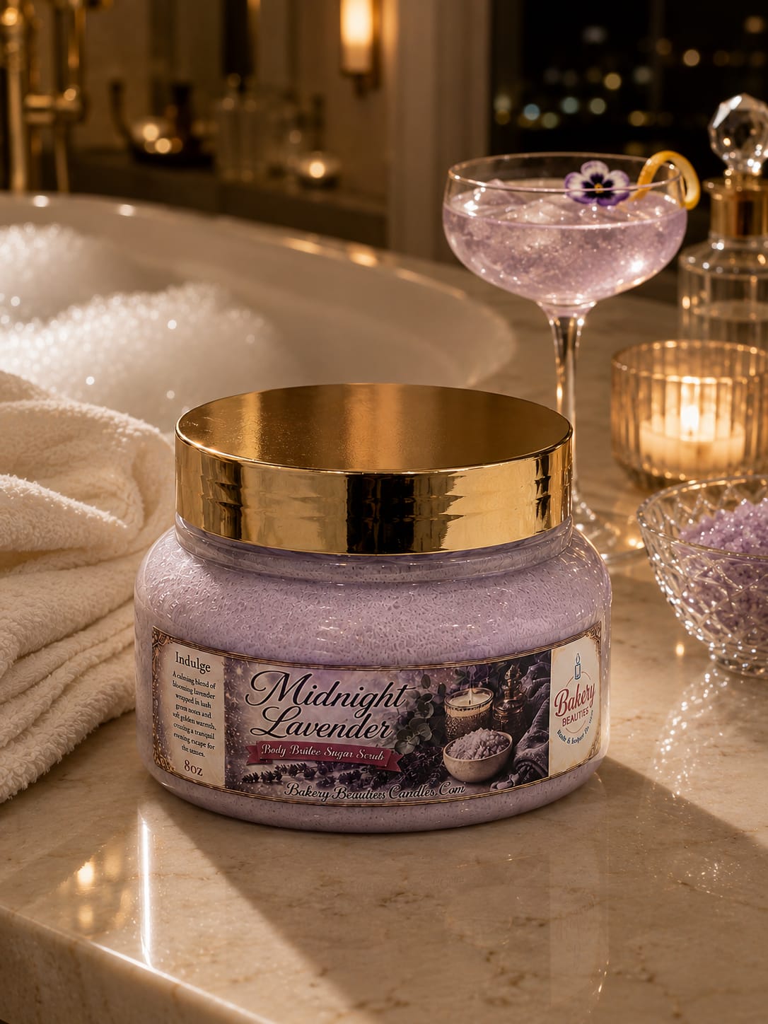 Midnight Lavender Body Brûlée Sugar Scrubs