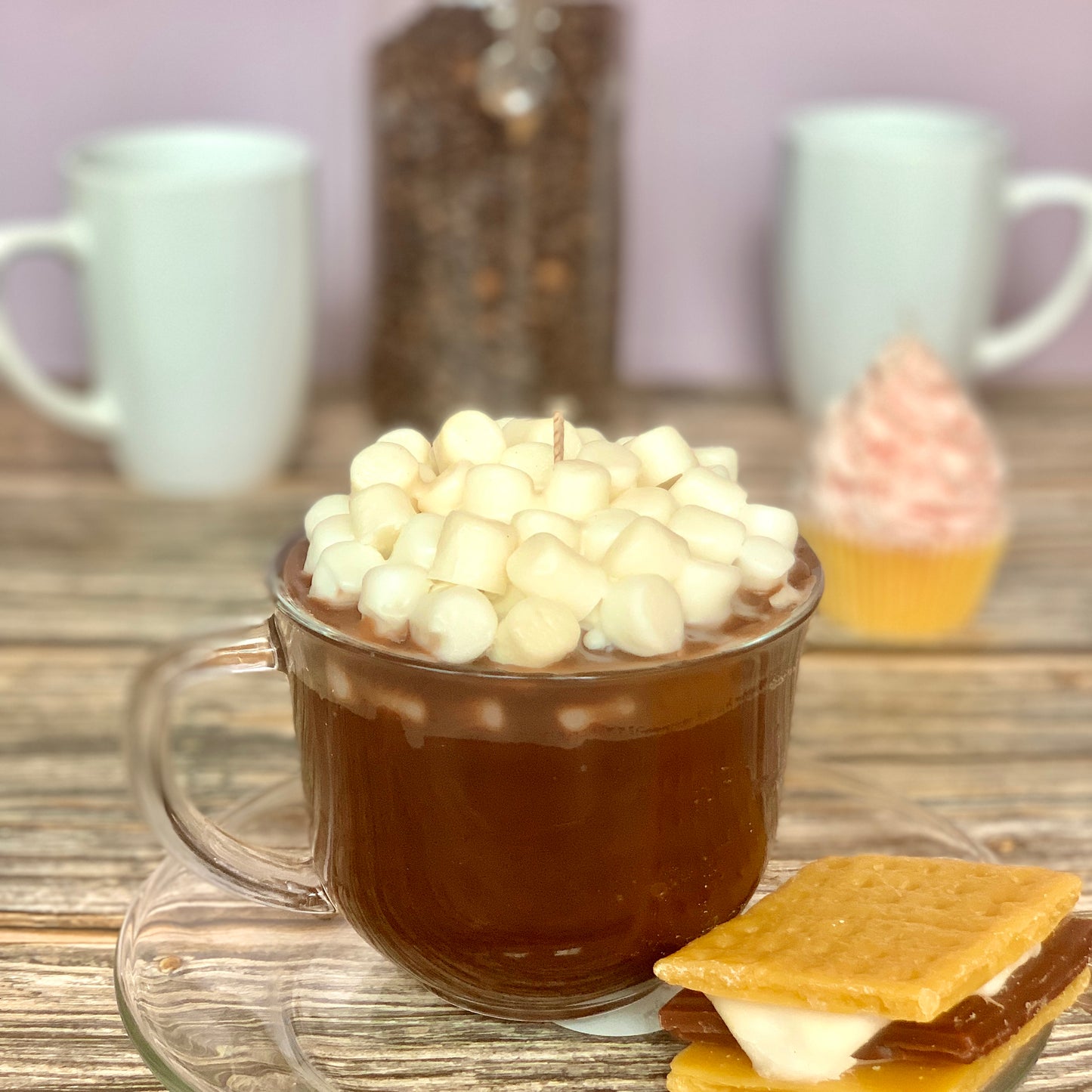 Hot Cocoa & Marshmallow Candle