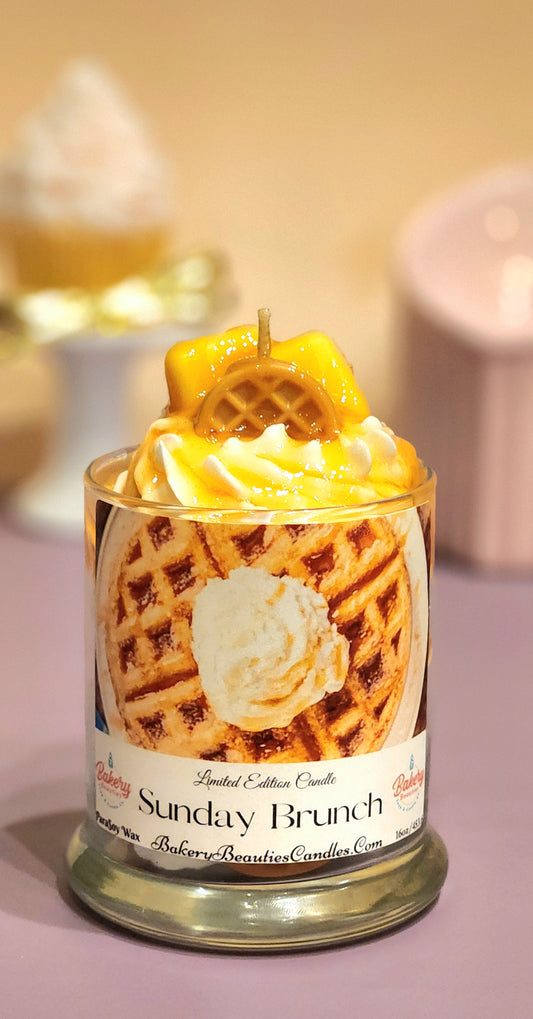 Sunday Brunch Cake-Cup Candle