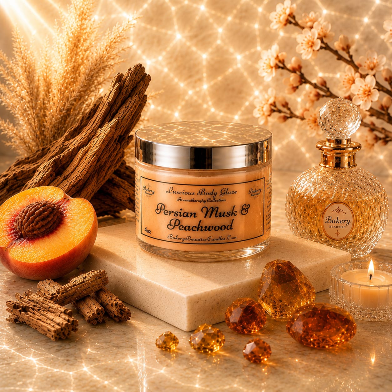 Persian Musk & Peachwood Body Glaze