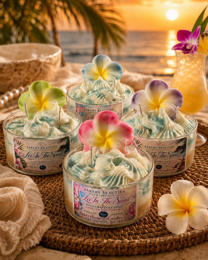 Lei In The Sand Candle