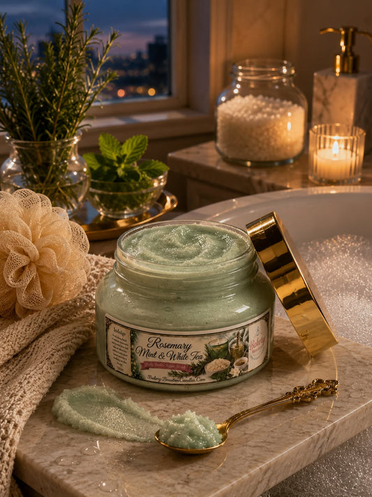 Rosemary Mint & White Tea Body Brûlée Sugar Scrub