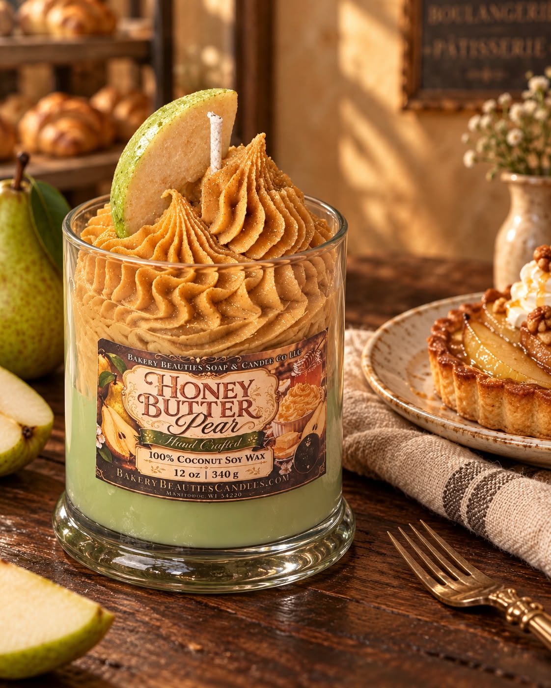 Honey Butter Pear Candle