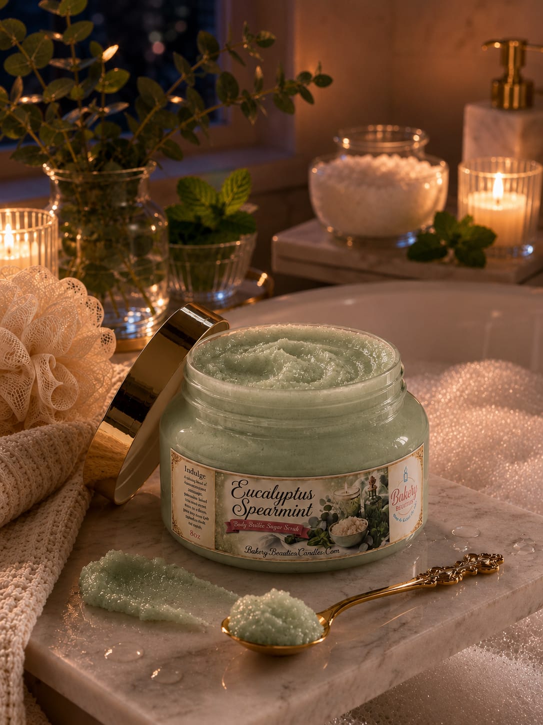 Eucalyptus Spearmint Body Brûlée Sugar Scrubs