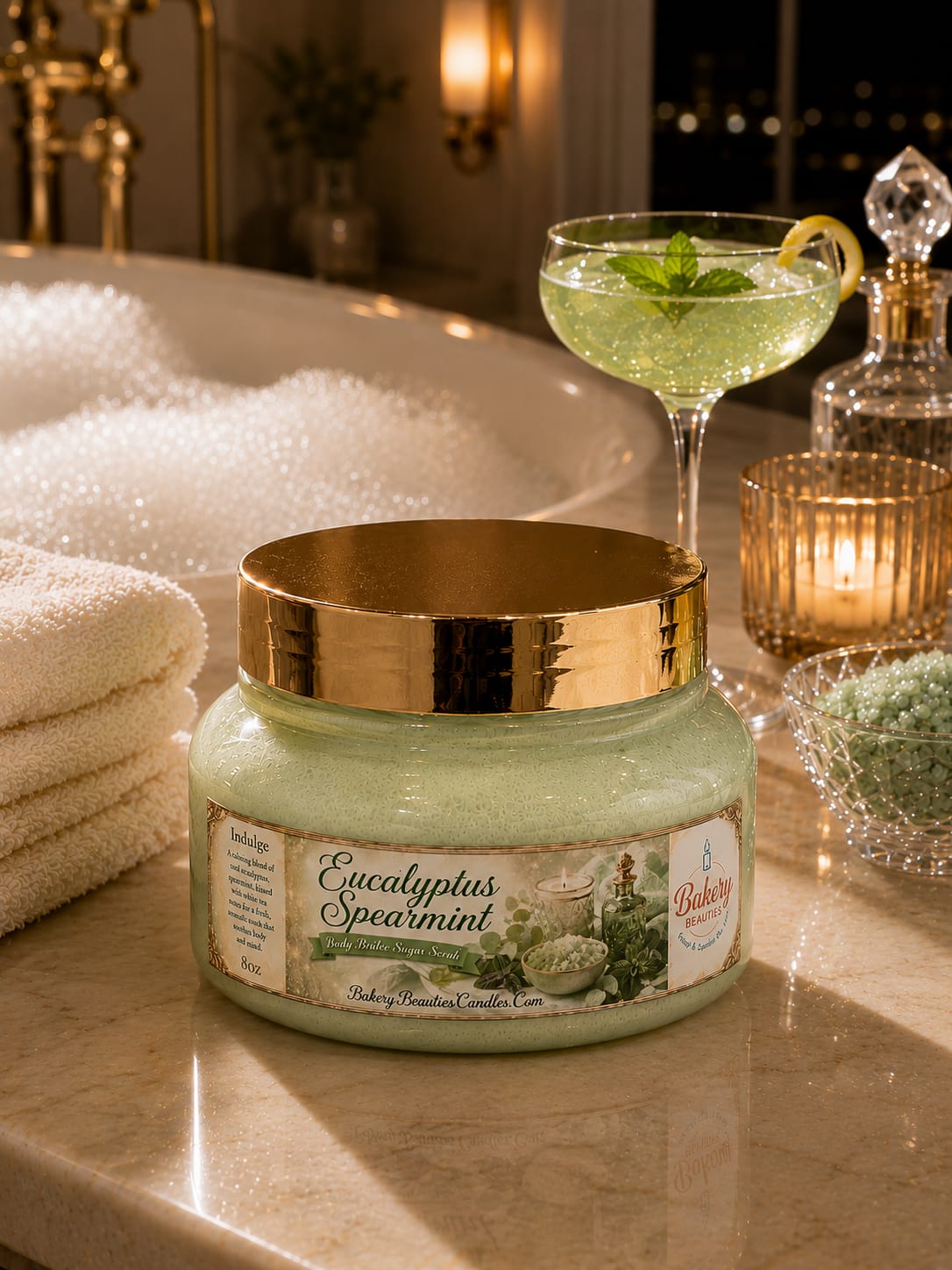 Eucalyptus Spearmint Body Brûlée Sugar Scrubs